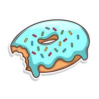 Delicious donut ilustration vector