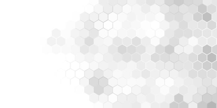 white elegant background with hex pattern vector
