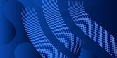 blue background with wavy abstract lines vector