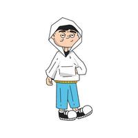 Streetwear Fashion Character vector