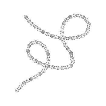 Flat Chain Element vector