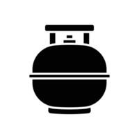 gas cylinder icon design template simple and clean vector
