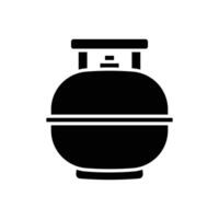 gas cylinder icon design template simple and clean vector