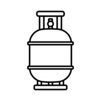 gas cylinder icon design template simple and clean vector