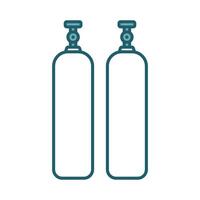 gas cylinder icon design template simple and clean vector