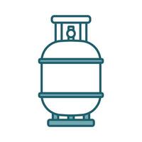 gas cylinder icon design template simple and clean vector