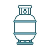 gas cylinder icon design template simple and clean vector