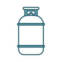 gas cylinder icon design template simple and clean vector