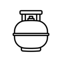 gas cylinder icon design template simple and clean vector