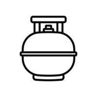 gas cylinder icon design template simple and clean vector