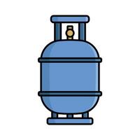 gas cylinder icon design template simple and clean vector