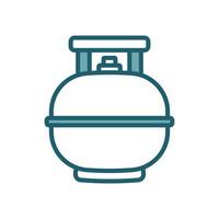 gas cylinder icon design template simple and clean vector