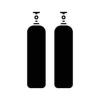 gas cylinder icon design template simple and clean vector
