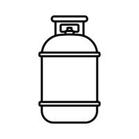 gas cylinder icon design template simple and clean vector