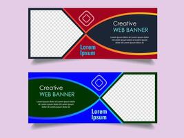 Creative corporate business marketing social media banner post template, Promotional banner for social media post, web banner and flyer, Sale banner for web and social media template vector