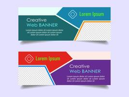 Creative corporate business marketing social media banner post template, Promotional banner for social media post, web banner and flyer, Sale banner for web and social media template vector