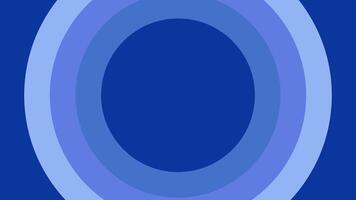 Blue circle motion graphic background animation video