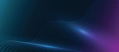 abstract technology particles lines background vector