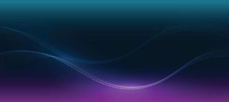 abstract technology particles lines background vector