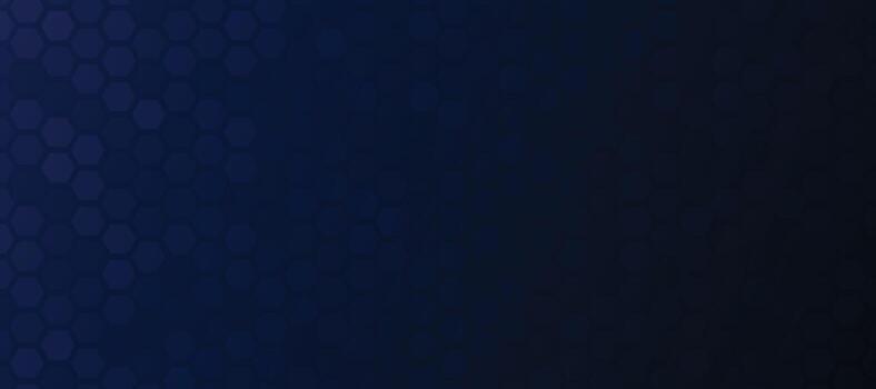 dark blue technology background with hexagonal geometric pattern vector