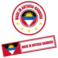 Made in Antigua and Barbuda Stamp Sign Grunge Style vector