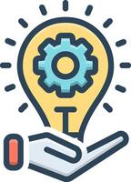 Color icon for solution vector