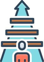 Color icon for challenge vector