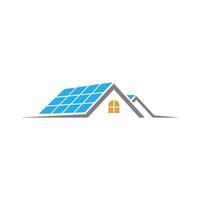 Solar Panel design templates simple and modern vector