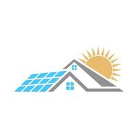 Solar Panel design templates simple and modern vector