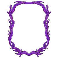Frame Root Border Illustration Horror halloween vector