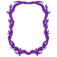 Frame Root Border Illustration Horror halloween vector