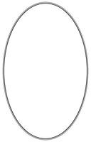 oval frame, round shape, vintage lines, graphic elements vector