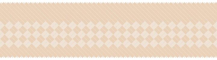 Pastel light brown wicker pattern decorating the edges. vector