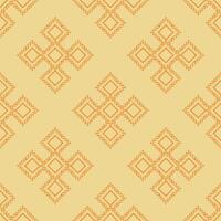 Seamless oriental geometric ethnic pattern for background or wallpaper. Carpet vector