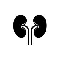 Human Kidney healthy function icon art symbol design vector