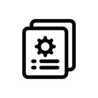 Simple Instruction icon. The icon can be used for websites, print templates, presentation templates, illustrations, etc vector