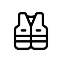 Simple Vest icon. The icon can be used for websites, print templates, presentation templates, illustrations, etc vector