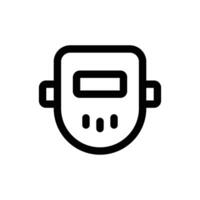 Simple Welding Mask icon. The icon can be used for websites, print templates, presentation templates, illustrations, etc vector