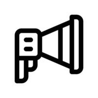 megaphone icon. line icon for your website, mobile, presentation, and logo design. vector
