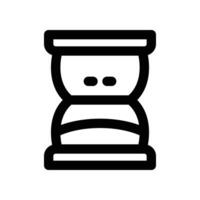 hourglass icon. line icon for your website, mobile, presentation, and logo design. vector