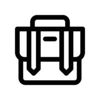 briefcase icon. line icon for your website, mobile, presentation, and logo design. vector