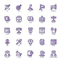 Corporate Development icon pack for your website, mobile, presentation, and logo design. Corporate Development icon basic line gradient design. graphics illustration and editable stroke. vector