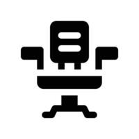 office chair icon. glyph icon for your website, mobile, presentation, and logo design. vector