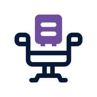 office chair icon. mixed icon for your website, mobile, presentation, and logo design. vector