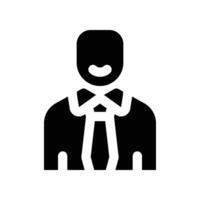 employee icon. glyph icon for your website, mobile, presentation, and logo design. vector