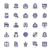 Curriculum Vitae icon pack for your website, mobile, presentation, and logo design. Curriculum Vitae icon dual tone design. graphics illustration and editable stroke. vector