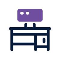 workplace icon. dual tone icon for your website, mobile, presentation, and logo design. vector