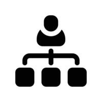 hierarchy icon. glyph icon for your website, mobile, presentation, and logo design. vector