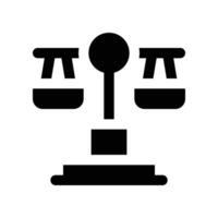 balance icon. glyph icon for your website, mobile, presentation, and logo design. vector