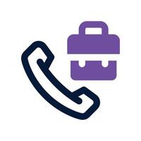 calling interview icon. mixed icon for your website, mobile, presentation, and logo design. vector